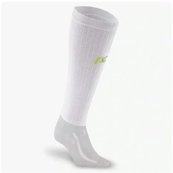 Pro Compression  | White Calf Sleeves - Picture 1 of 5